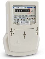 Счетчик электроэнергии 1Ф однотарифный Энергомера CE101 S6 145 М6 60/5 Т1 D 230В картинка